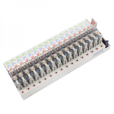 디바이스마트,커넥터/PCB > 터미널블럭 > 단자대 타입 > 릴레이 단자대,IOLINK,인터페이스 릴레이 보드 R16P-NC-DC24VC,OMRON Relay 장착 / 정격 전압 : 24 VDC / 16P NPN / Contact : 개별 (4P 쇼트바 내장)