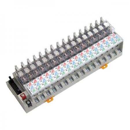 디바이스마트,커넥터/PCB > 터미널블럭 > 단자대 타입 > 릴레이 단자대,IOLINK,인터페이스 릴레이 보드 R16P-NC-DC24VC,OMRON Relay 장착 / 정격 전압 : 24 VDC / 16P NPN / Contact : 개별 (4P 쇼트바 내장)
