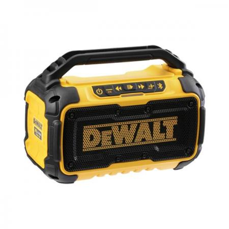 디바이스마트,수공구/전자공구/전동공구 > 전동/엔진공구 > 충전공구 > 기타 충전공구,디월트,프리미엄 블루투스 스피커 DCR011 (12V,20V겸용/베어툴),이중 안전 범퍼 / 메탈 안전망 / 블루투스 최대 30m / USB 포트로 모바일 기기 충전 가능