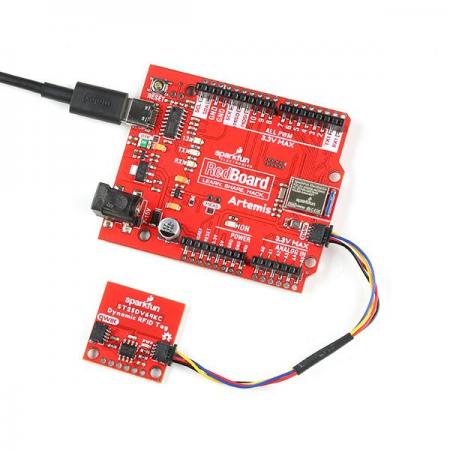 디바이스마트,MCU보드/전자키트 > 통신/네트워크 > NFC,SparkFun,SparkFun Qwiic Dynamic NFC/RFID Tag [SEN-21274],ST25DV64KC 동적 근거리 무선 통신(NFC)/무선 주파수 식별(RFID) 태그 IC를 갖추고 있습니다. /  64kBit(8kBytes)의 EEPROM 메모리를 제공