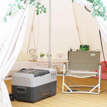 디바이스마트,EV 전기차/캠핑카/그린에너지 > 캠핑/보트 악세사리 > 이동식 냉장고,툴콘,차량용 이동형 냉장고 (TFB-50),툴콘 / 용량(L):50 / 규격(mm):631×380×550 / 중량(kg):14.8 / 원산지:중국 / 배터리 용량(mAh):15300