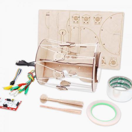 디바이스마트,MCU보드/전자키트 > 교육용키트/로봇 > 교육용키트 > 재미있는키트/기타,비피랩,엔트리 코딩교육 키트 DIY 전자국악기 장구(메이키메이키 보드, 메뉴얼 포함),전자 장구는 북편과 채편을 쳐서 가락을 연주할 수 있는 전자국악기 코딩 교육 키트 입니다.