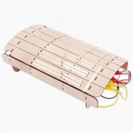 디바이스마트,MCU보드/전자키트 > 교육용키트/로봇 > 교육용키트 > 재미있는키트/기타,비피랩,엔트리 코딩교육 키트 DIY 전자국악기 가야금(메이키메이키 보드, 메뉴얼 포함),전자 가야금은 12개의 현을 눌러 가야금 소리를 낼 수 있는 전자국악기 코딩 교육 키트 입니다.