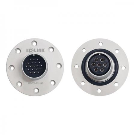 디바이스마트,커넥터/PCB > 원형커넥터 > 밀폐형 커넥터,IOLINK,밀폐형 진공 원형 커넥터 MSC00-22-22B,Bolt 체결식 / 핀 수 : 4 / 정격 전압 : 500 VAC / 700 VDC / 컨택트 : #8