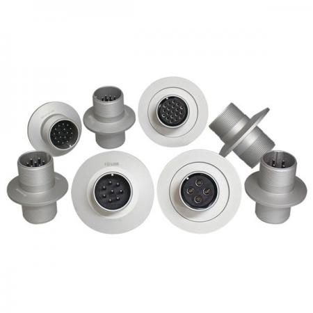 디바이스마트,커넥터/PCB > 원형커넥터 > 밀폐형 커넥터,IOLINK,밀폐형 진공 원형 커넥터 MSC40-20-27B,Flange 체결식 / 핀 수 : 14 / 정격 전압 : 500 VAC / 700 VDC / 컨택트 : #16