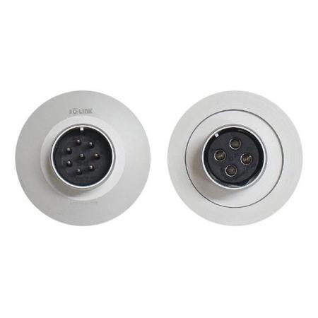 디바이스마트,커넥터/PCB > 원형커넥터 > 밀폐형 커넥터,IOLINK,밀폐형 진공 원형 커넥터 MSC40-22-23B,Flange 체결식 / 핀 수 : 8 / 정격 전압 : 500 VAC / 700 VDC / 컨택트 : #12