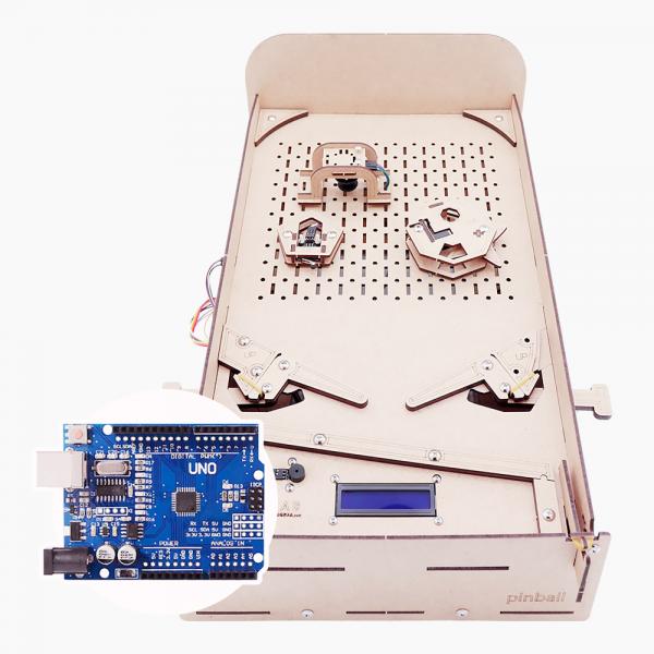 아두이노 IoT 핀볼 만들기 키트(아두이노 UNO 호환보드, 센서, 메뉴얼 포함)