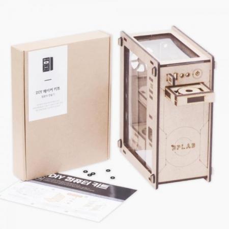 디바이스마트,MCU보드/전자키트 > 교육용키트/로봇 > 교육용키트 > 재미있는키트/기타,비피랩,DIY 나무 메이커 키트 - 컴퓨터 만들기(설명서, 고무줄 포함),DIY메이커 키트와 정보교육을 연계한 학생 주도형 창의 융합 메이커