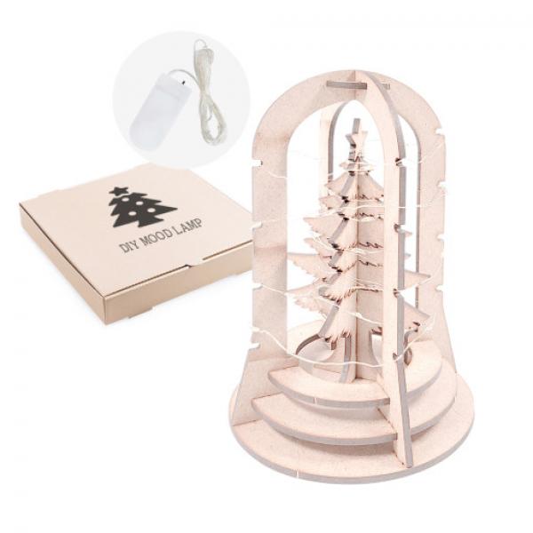 DIY 트리 무드등 만들기(설명서, 건전지형 실전구 포함)