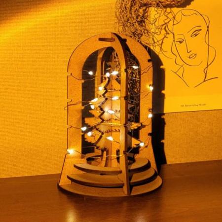 디바이스마트,MCU보드/전자키트 > 교육용키트/로봇 > 교육용키트 > 재미있는키트/기타,비피랩,DIY 트리 무드등 만들기(설명서, 건전지형 실전구 포함),내 손으로 직접 만들어보는 DIY트리 무드등 만들기 키트