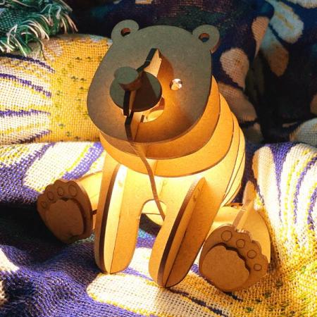 디바이스마트,MCU보드/전자키트 > 교육용키트/로봇 > 교육용키트 > 재미있는키트/기타,비피랩,DIY 꿀 곰 무드등 만들기(설명서, USB 램프 포함),내 손으로 직접 만들어보는 DIY 꿀곰등 만들기 키트