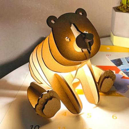 디바이스마트,MCU보드/전자키트 > 교육용키트/로봇 > 교육용키트 > 재미있는키트/기타,비피랩,DIY 꿀 곰 무드등 만들기(설명서, USB 램프 포함),내 손으로 직접 만들어보는 DIY 꿀곰등 만들기 키트