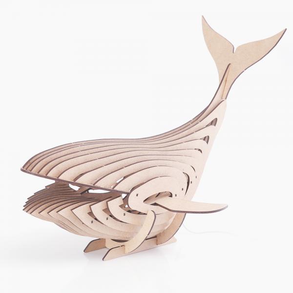 DIY 대형 고래 무드등 만들기(설명서, USB 램프 포함)