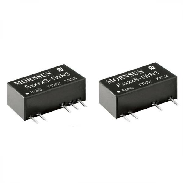 디바이스마트,전원/파워/배터리 > DC-DC 컨버터 모듈 > 강하형 모듈(실장) > 절연 스위칭 모듈,MORNSUN,DC/DC컨버터 모듈 F1512S-1WR3,1채널 / 입력 전압 : 15 (13.5-16.5) / 출력 전압 : 9 / 강하형