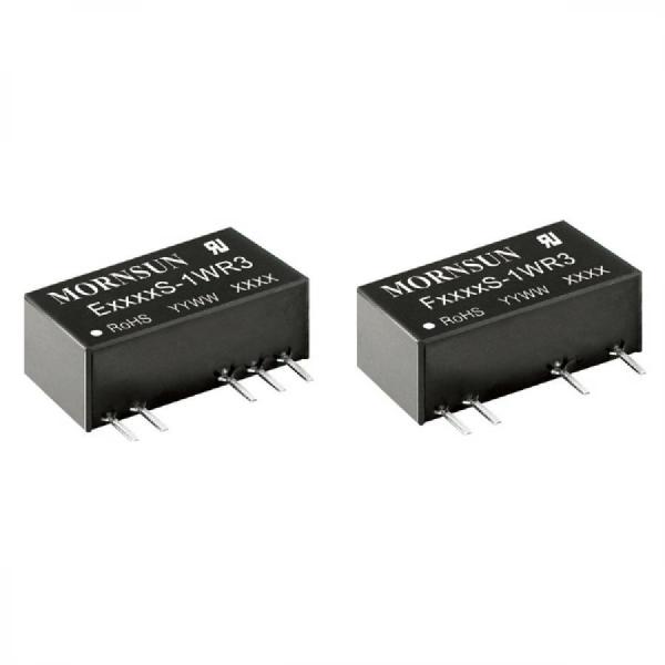 디바이스마트,전원/파워/배터리 > DC-DC 컨버터 모듈 > 강하형 모듈(실장) > 절연 스위칭 모듈,MORNSUN,DC/DC컨버터 모듈 F2403S-1WR3,1채널 / 입력 전압 : 24 (21.6-26.4) / 출력 전압 : 3.3 / 강하형