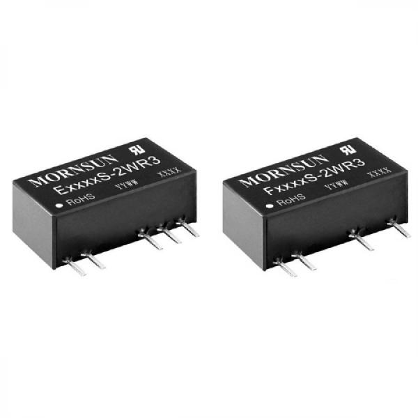 디바이스마트,전원/파워/배터리 > DC-DC 컨버터 모듈 > 강하형 모듈(실장) > 절연 스위칭 모듈,MORNSUN,DC/DC컨버터 모듈 F2405S-2WR3,1채널 / 입력 전압 : 24 (21.6-26.4) / 출력 전압 : 5 / 강하형