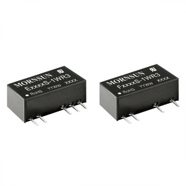 디바이스마트,전원/파워/배터리 > DC-DC 컨버터 모듈 > 강하형 모듈(실장) > 절연 스위칭 모듈,MORNSUN,DC/DC컨버터 모듈 F2412S-1WR3,1채널 / 입력 전압 : 24 (21.6-26.4) / 출력 전압 : 12 / 강하형