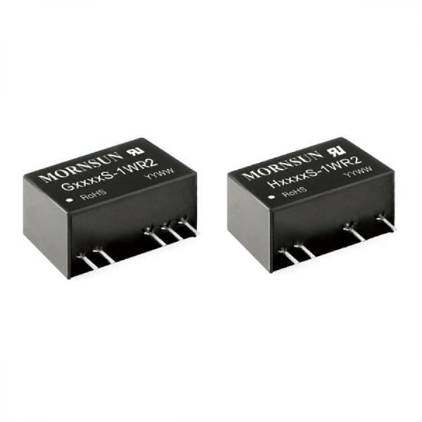 디바이스마트,전원/파워/배터리 > DC-DC 컨버터 모듈 > 승압형 모듈(실장, 절연 스위칭),MORNSUN,DC/DC컨버터 모듈 G0512S-1WR2,2채널 / 입력 전압 : 5 (4.5-5.5) / 출력 전압 : ±12 / 승압형