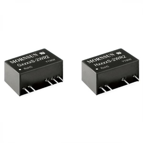 디바이스마트,전원/파워/배터리 > DC-DC 컨버터 모듈 > 강하형 모듈(실장) > 절연 스위칭 모듈,MORNSUN,DC/DC컨버터 모듈 G1205S-2WR2,2채널 / 입력 전압 : 12 (10.8-13.2) / 출력 전압 : ±5 / 강하형