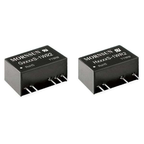 디바이스마트,전원/파워/배터리 > DC-DC 컨버터 모듈 > 승압·강하형 모듈(실장) > 절연 스위칭 모듈,MORNSUN,DC/DC컨버터 모듈 G1515S-1WR2,2채널 / 입력 전압 : 15 (13.5-16.5) / 출력 전압 : ±15 / 승압/강하형