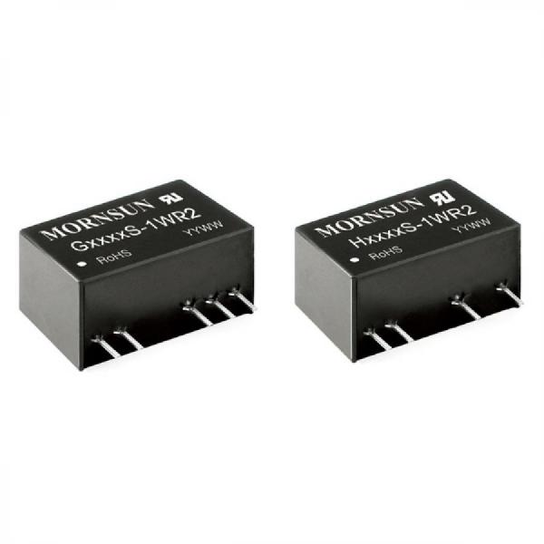 디바이스마트,전원/파워/배터리 > DC-DC 컨버터 모듈 > 강하형 모듈(실장) > 절연 스위칭 모듈,MORNSUN,DC/DC컨버터 모듈 G2412S-1WR2,2채널 / 입력 전압 : 24 (21.6-26.4) / 출력 전압 : ±12 / 강하형
