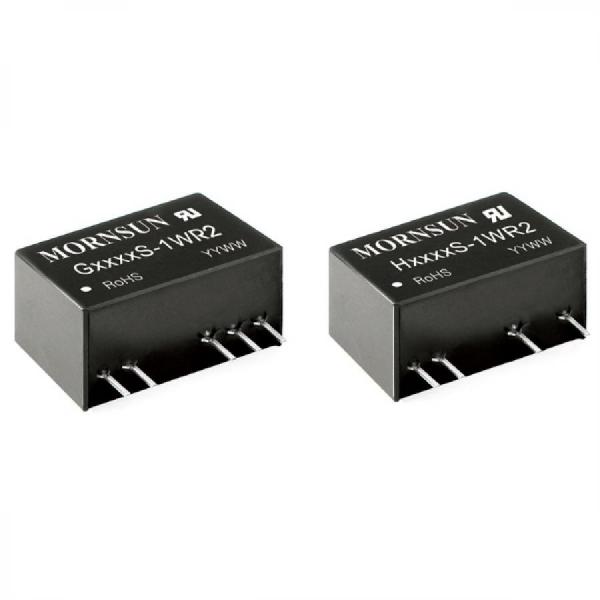 디바이스마트,전원/파워/배터리 > DC-DC 컨버터 모듈 > 강하형 모듈(실장) > 절연 스위칭 모듈,MORNSUN,DC/DC컨버터 모듈 G2415S-1WR2,2채널 / 입력 전압 : 24 (21.6-26.4) / 출력 전압 : ±15 / 강하형