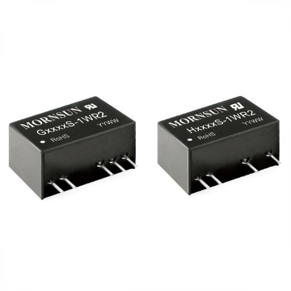 디바이스마트,전원/파워/배터리 > DC-DC 컨버터 모듈 > 강하형 모듈(실장) > 절연 스위칭 모듈,MORNSUN,DC/DC컨버터 모듈 H1205S-1WR2,1채널 / 입력 전압 : 12 (10.8-13.2) / 출력 전압 : 5 / 강하형