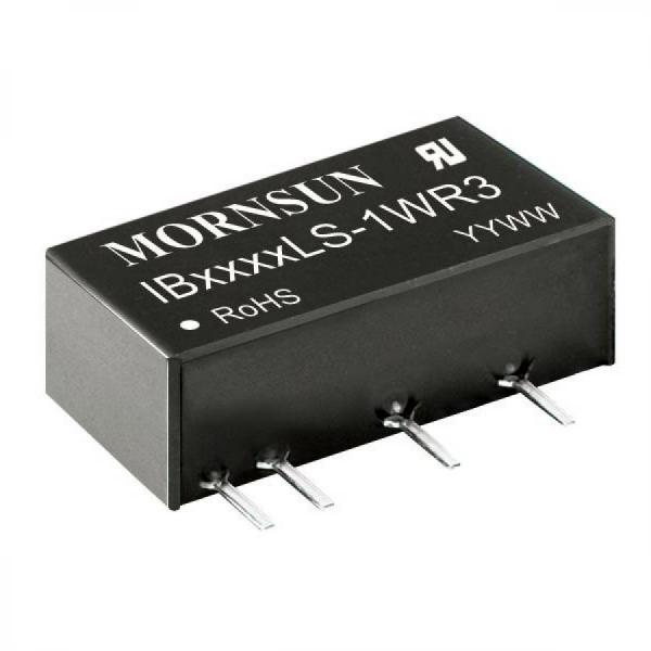디바이스마트,전원/파워/배터리 > DC-DC 컨버터 모듈 > 승압형 모듈(실장, 절연 스위칭),MORNSUN,DC/DC컨버터 모듈 IB0515LS-1WR3,1채널 / 입력 전압 : 5 (4.75-5.25) / 출력 전압 : 15 / 승압형