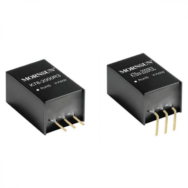 디바이스마트,전원/파워/배터리 > DC-DC 컨버터 모듈 > 강하형 모듈(실장) > 비절연 스위칭 모듈,MORNSUN,DC/DC컨버터 모듈 K7812-2000R3,1채널 / 입력 전압 : 24 (16-36) / 출력 전압 : 12 / 강하형
