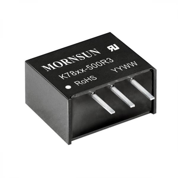 디바이스마트,전원/파워/배터리 > DC-DC 컨버터 모듈 > 강하형 모듈(실장) > 비절연 스위칭 모듈,MORNSUN,DC/DC컨버터 모듈 K7812-500R3,1채널 / 입력 전압 : 24 (15-36) / 출력 전압 : 12 / 강하형 / 2채널 / 입력 전압 : 12 (8-24) / 출력 전압 : -12 / 강하형
