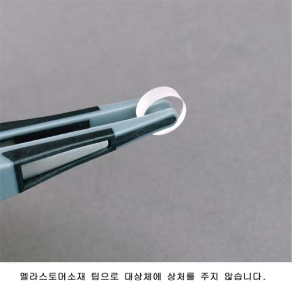 디바이스마트,수공구/전자공구/전동공구 > 전자공구 > 핀셋/IC흡착기/핀제거 > ESD그립 핀셋,HOZAN,[HOZAN] ESD 소프트팁 핀셋 P-640-J SOFT TIP,HOZAN / 소프트팁 핀셋 / 정전기 방지 / 125mm / 17g / 내열온도 80℃ / ESD관리치 : 접지저항 Rg