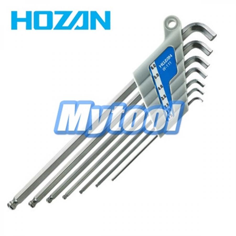 [HOZAN] 볼포인트 렌치세트(mm) W-111 호잔