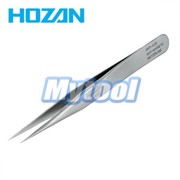 디바이스마트,수공구/전자공구/전동공구 > 전자공구 > 핀셋/IC흡착기/핀제거 > 고정밀 핀셋,HOZAN,[HOZAN] 정밀형핀셋 P-655 호잔,HOZAN / 완전비자성, 내식성 정밀 핀셋 / 120mm