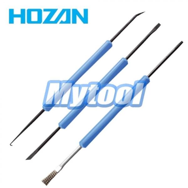 디바이스마트,수공구/전자공구/전동공구 > 전자공구 > 납땜흡입기/수리기,HOZAN,[HOZAN] 납땜용기구세트 H-740 호잔,HOZAN / PCB 작업 보조기구, 스크래퍼, 브러쉬 등 6종 세트