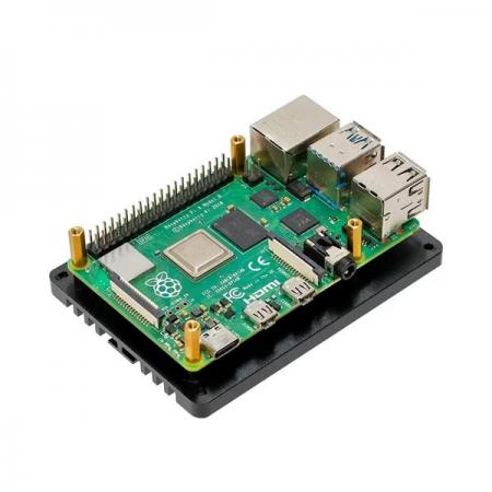 디바이스마트,오픈소스/코딩교육 > 라즈베리파이 > 라즈베리파이 케이스,ELECROW,Aluminum Heat Sink Baseplate Cover for Raspberry Pi 4B [RPA01039P],라즈베리 파이 4B 쿨링 베이스보드 / 산화 및 부식에 강하고 열전도율이 좋은 알루미늄 합금으로 만들어졌고, Raspberry Pi 4B의 크기 및 위치 지정 구멍과 완벽하게 일치