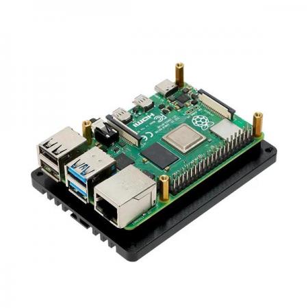디바이스마트,오픈소스/코딩교육 > 라즈베리파이 > 라즈베리파이 케이스,ELECROW,Aluminum Heat Sink Baseplate Cover for Raspberry Pi 4B [RPA01039P],라즈베리 파이 4B 쿨링 베이스보드 / 산화 및 부식에 강하고 열전도율이 좋은 알루미늄 합금으로 만들어졌고, Raspberry Pi 4B의 크기 및 위치 지정 구멍과 완벽하게 일치
