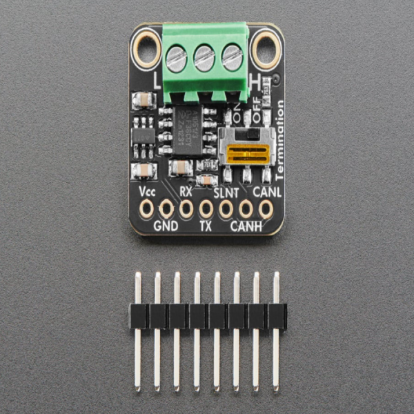 디바이스마트,MCU보드/전자키트 > 통신/네트워크 > CAN통신,Adafruit,Adafruit CAN Pal - CAN Bus Transciever - TJA1051T/3 [ada-5708],CAN 버스 트랜시버 - TJA1051T/3 / 3V 로직 레벨 신호를 가져와 통신에 필요한 차동 신호를 사용하여 CAN 로직 레벨로 변환 / CAN FD 고속 단계에서 최대 5Mbit/s