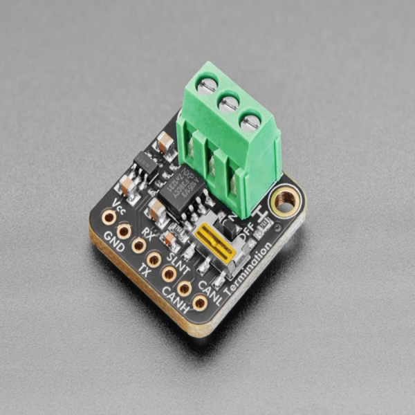 디바이스마트,MCU보드/전자키트 > 통신/네트워크 > CAN통신,Adafruit,Adafruit CAN Pal - CAN Bus Transciever - TJA1051T/3 [ada-5708],CAN 버스 트랜시버 - TJA1051T/3 / 3V 로직 레벨 신호를 가져와 통신에 필요한 차동 신호를 사용하여 CAN 로직 레벨로 변환 / CAN FD 고속 단계에서 최대 5Mbit/s