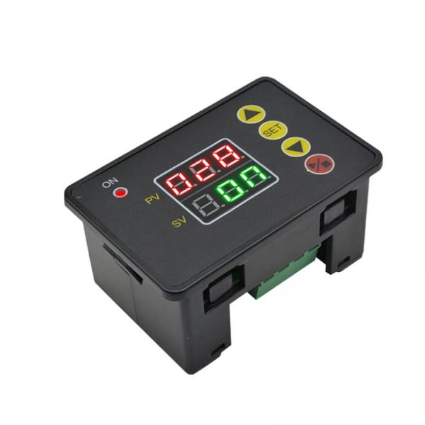 디바이스마트,스위치/부저/전기부품 > 산업용 스위치/제어 기기 > 카운터/타이머,SMG,타임 딜레이 스위치 T2310 12V [TYE-TDS05],T2310 / 디지털 타임 딜레이 스위치 / DC 12V / 0~999s, 0~999m, 0~999h / size : 67*45*34mm