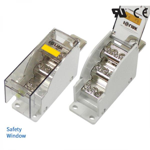 디바이스마트,커넥터/PCB > 터미널블럭 > 단자대 타입 > 전원 분배 단자대,IOLINK,전원분배블럭 SPD35L-9*M4-S,차단기 직결형 / 윈도우 : 안전 커버 / 정격 용량 UL : 600 V / 250 A / CE : 600 V 250 A