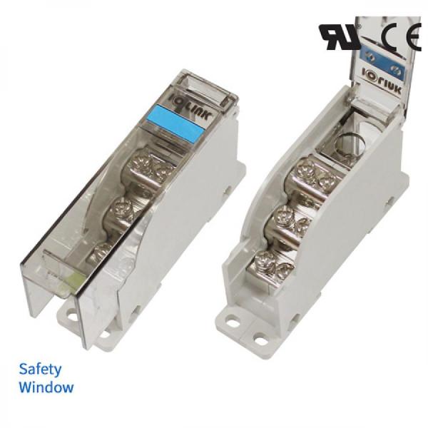 디바이스마트,커넥터/PCB > 터미널블럭 > 단자대 타입 > 전원 분배 단자대,IOLINK,전원분배블럭 SPS25-M6/6*M4-S,배선형 / 윈도우 : 안전 커버 / 정격 용량 UL : 600 V / 100 A / CE : 600 V 75 A