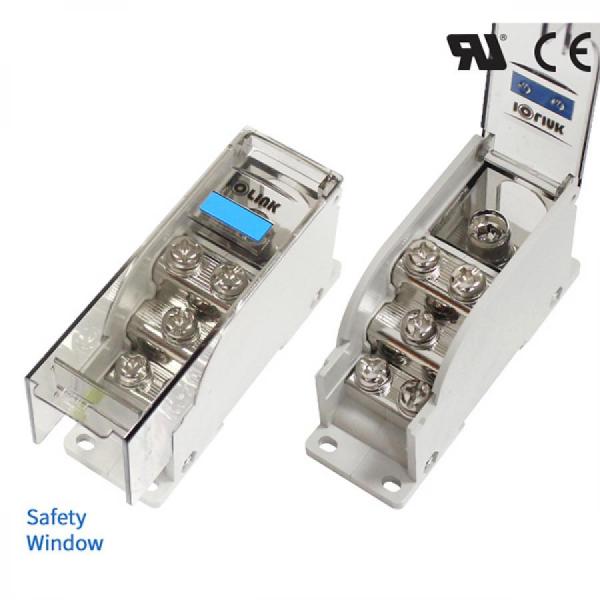 디바이스마트,커넥터/PCB > 터미널블럭 > 단자대 타입 > 전원 분배 단자대,IOLINK,전원분배블럭 SPS35-M8/5*M6-S,배선형 / 윈도우 : 안전 커버 / 정격 용량 UL : 600 V / 150 A / CE : 600 V 150 A