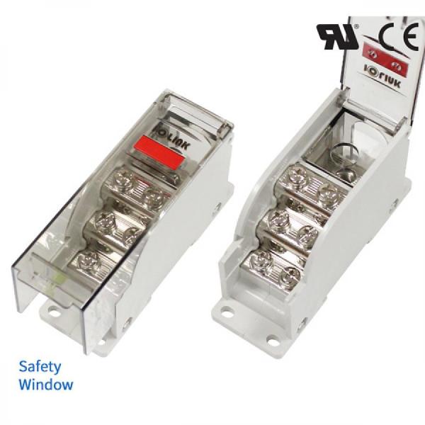 디바이스마트,커넥터/PCB > 터미널블럭 > 단자대 타입 > 전원 분배 단자대,IOLINK,전원분배블럭 SPS35-M8/6*M5-S,배선형 / 윈도우 : 안전 커버 / 정격 용량 UL : 600 V / 150 A / CE : 600 V 150 A