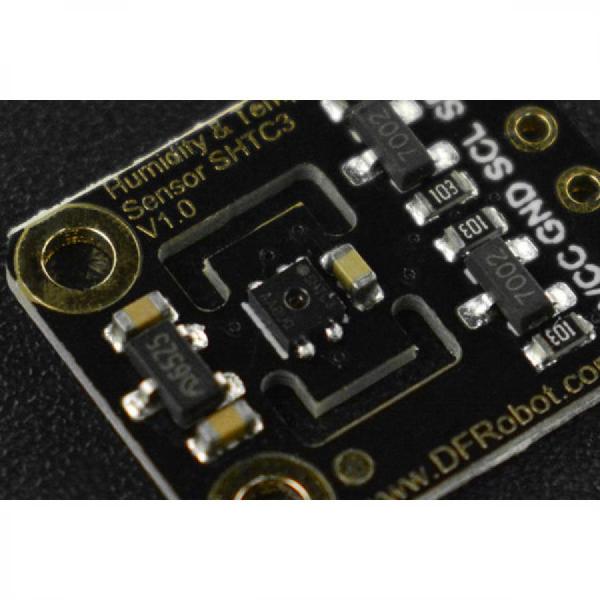 디바이스마트,MCU보드/전자키트 > 센서모듈 > 온도/습도 > 온습도겸용,DFROBOT,Fermion: SHTC3 Temperature & Humidity Sensor (Breakout) [SEN0414],0 ~ 100%RH의 습도 측정 범위 와 ±2%RH 및 ±0.2℃의 일반적인 정확도로 -40°C ~ 125°C의 온도 감지 범위를 포괄