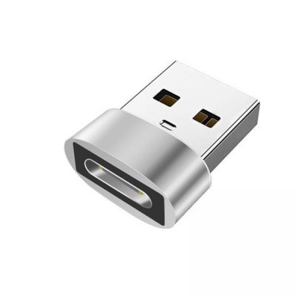 디바이스마트,컴퓨터/모바일/가전 > 스마트폰/스마트기기 > 케이블/젠더 > 젠더,SMG,C타입(F) to USB(M) 변환 젠더 SILVER [TYE-GEN13],C타입(F) to USB(M) / 숏타입 / silver