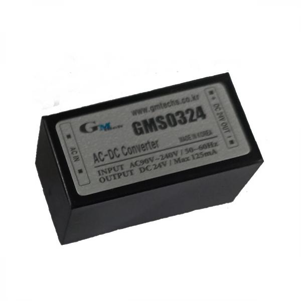 디바이스마트,전원/파워/배터리 > SMPS > On-Board 타입 > 1채널 (Single),지엠테크,GMS0324,On board 타입 1채널 3W SMPS / 출력전압 : 24V / 출력전류 : 150mA / 입력전압 : AC 90~240V / 변환효율 : 71%