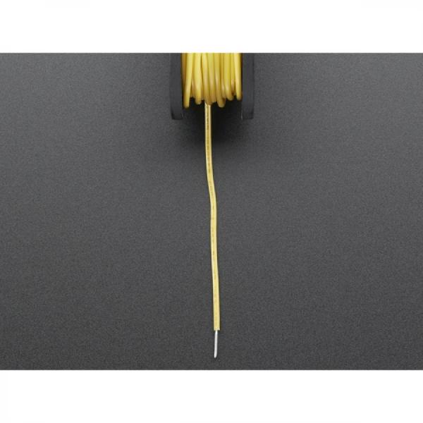디바이스마트,케이블/전선 > FFC/FPC 케이블 > 와이어랩,Adafruit,Solid-Core Wire Spool - 25ft - 22AWG - Yellow [ada-289],솔리드 코어 와이어 / 22AWG 약 7.6m / 납땜하기 쉬움 / 51g