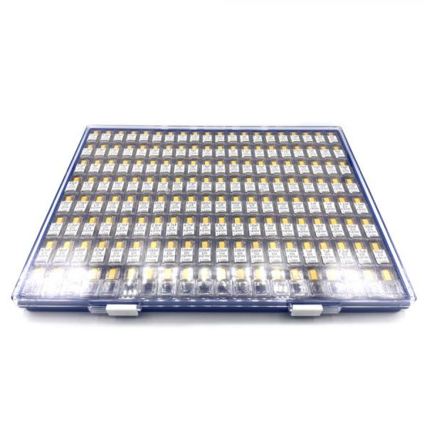 디바이스마트,RLC/수동소자 > 엔지니어 샘플키트 > 캐패시터 키트 > SMD세라믹 캐패시터 키트,디바이스마트,칩세라믹 1005(0402) 사이즈 140종 (100개入),1005 Size  Chip CERAMIC CAPACITOR Sample Kit