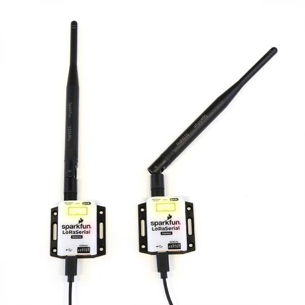 디바이스마트,MCU보드/전자키트 > 통신/네트워크 > RF/LoRa,SparkFun,SparkFun LoRaSerial Kit - 915MHz (Enclosed) [WRL-20029],SparkFun LoRaSerial 키트 / 1와트, 915MHz 트랜시버와 오픈 소스 프로토콜을 활용하여 AES 암호화 데이터를 4800bps 또는 초당 약 480바이트로 전송 / LoRa SX1276 기반 / 3.3~5V 작동