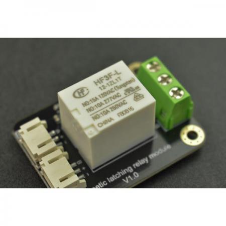 디바이스마트,MCU보드/전자키트 > 전원/신호/저장/응용 > 릴레이,DFROBOT,Magnetic Latching Relay for Smart Control [DFR0996],낮은 전력 소비, 2.6mw-3.65mw / 트리거 펄스 폭: 2ms / 홀딩 기능 / 3.3V 및 5V 지원